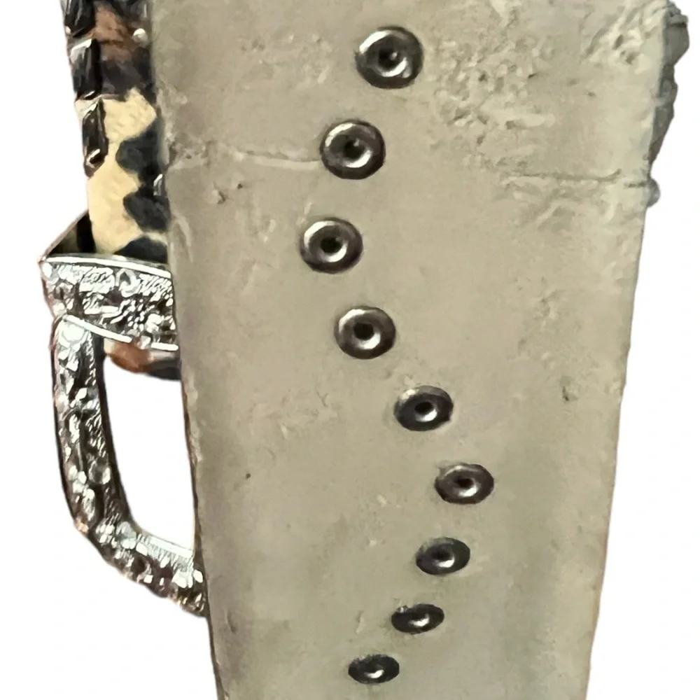 Vintage‎ Animal Print Leather Belt
